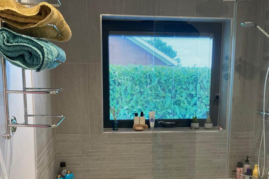 Aluminium Windows Plymouth - Bathroom from the Inside - Landmark Windows and Doors