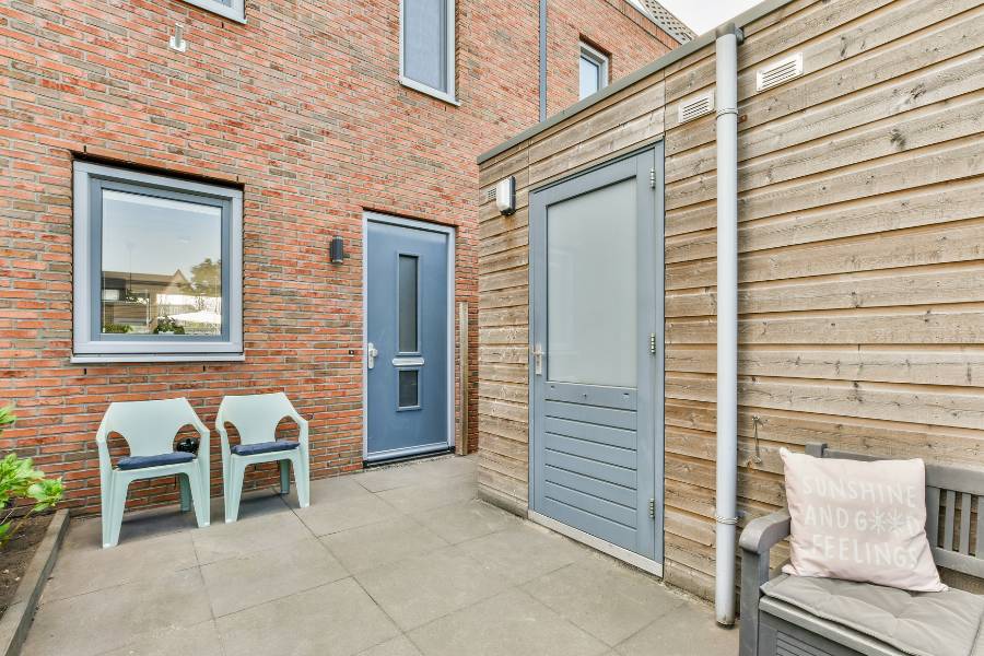 Composite Doors - Brick House with Composite Doors - Landmark Windows and Doors