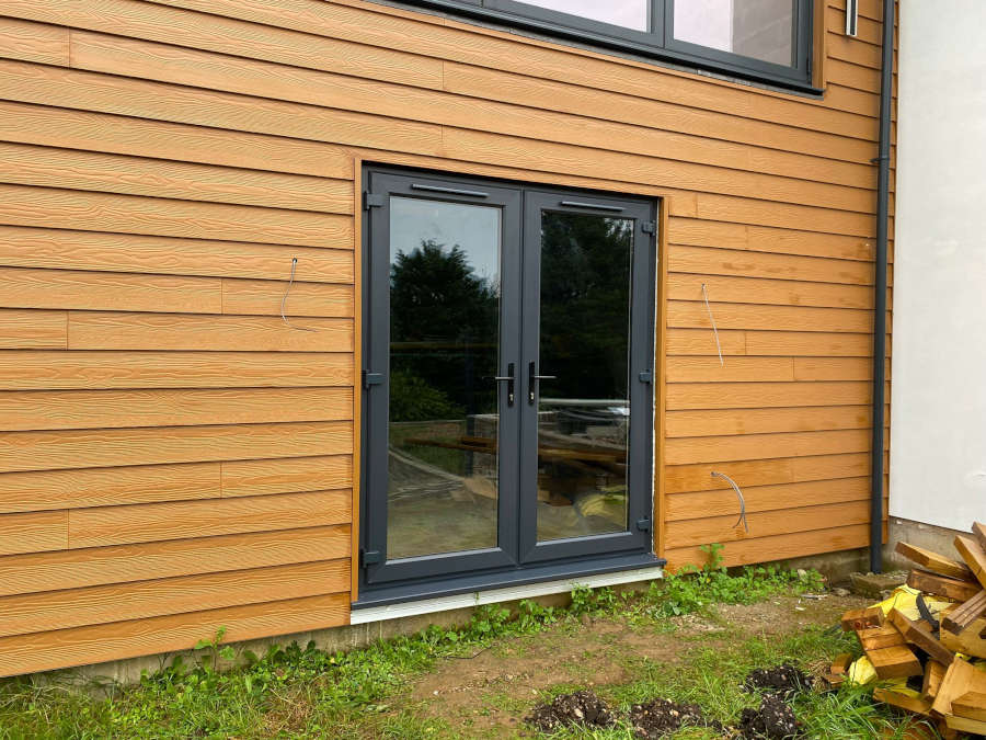 Gallery - Charcoal French Doors - Landmark Windows and Doors