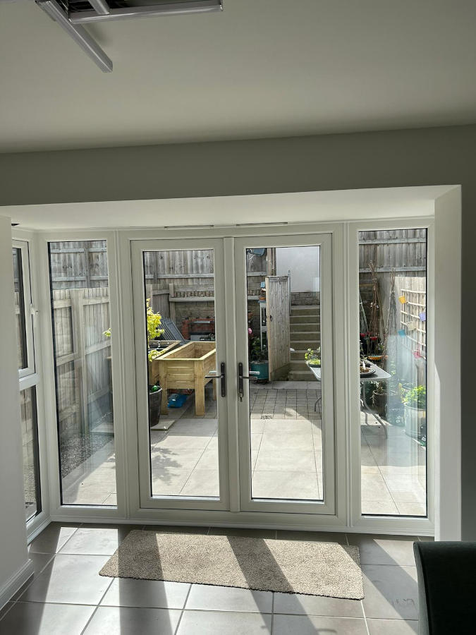 Gallery - Closed White French Doors - Landmark Windows and Doors