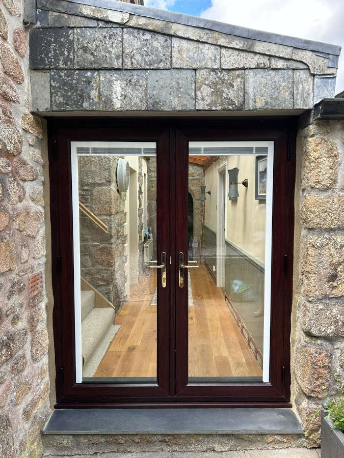 Gallery - Dark French Doors - Landmark Windows and Doors
