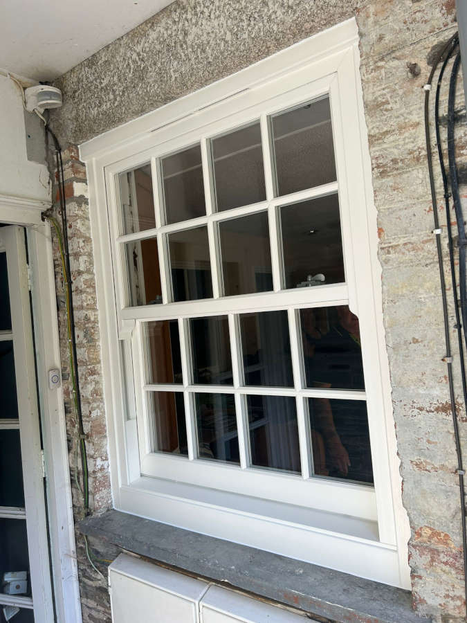Gallery - Outside White Sliding Sash Window - Landmark Windows and Doors