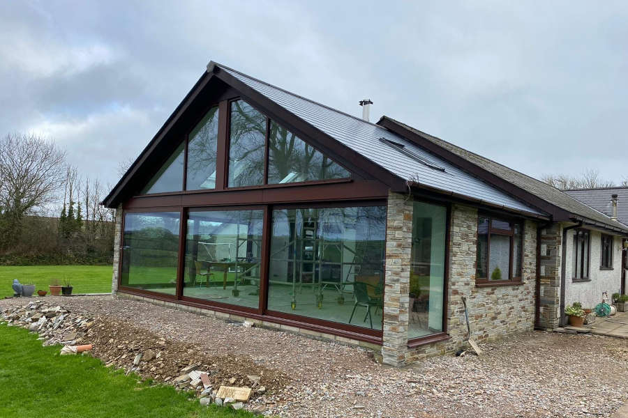 Sliding Patio Doors Plymouth - Glass Sided House - Landmark Windows and Doors