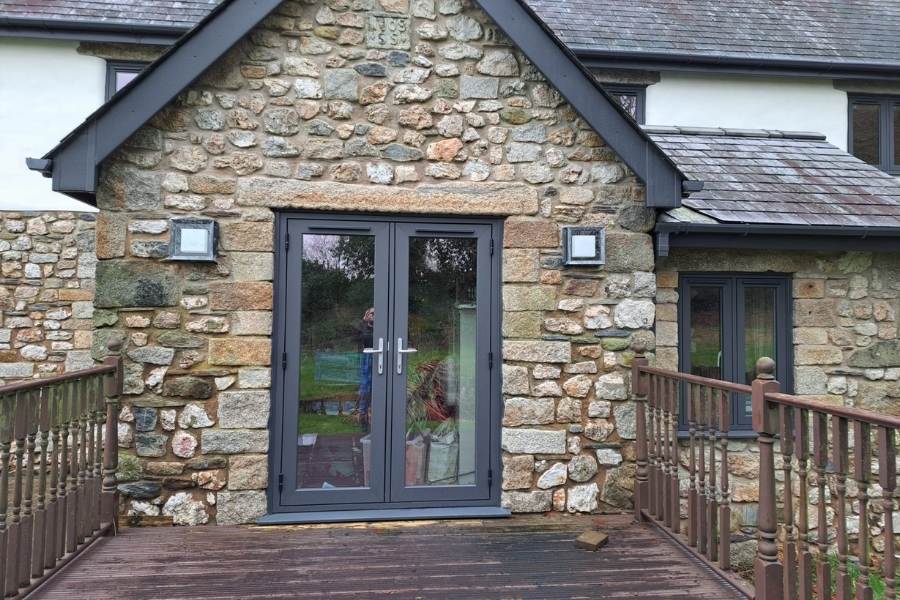 Double-Glazing Kingsbridge - Timber Look Flush Sash French Doors - Landmark Windows and Doors Double-Glazing Kingsbridge - Timber Look Flush Sash French Doors - Landmark Windows and Doors