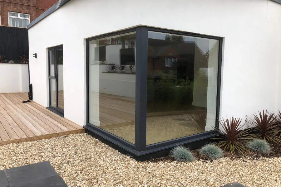 Double Glazing Plympton - Corner Window - Landmark Windows and Doors