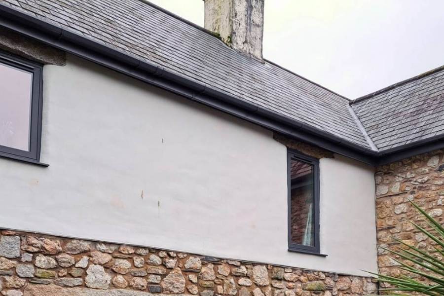 Double-glazing Yelverton - House with Flush Sash Windows - Landmark Windows and Doors