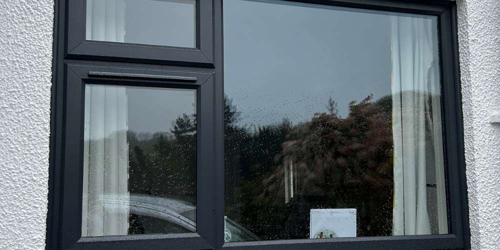 Energy-Efficient uPVC Windows - Black UPVC Window - Landmark Windows and Doors
